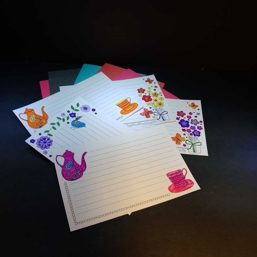 Custom Designed Note Cards with Envelopes - Picture 2 of 3